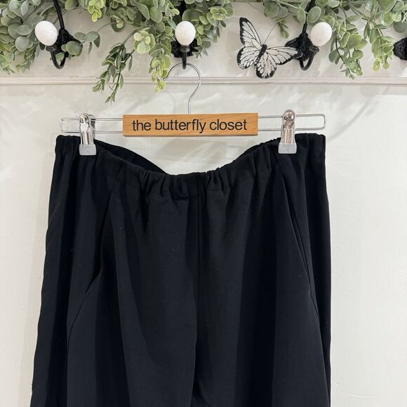 Aritzia Babaton Triacetate Black Elastic Waist Jogger Medium LS - Picture 5 of 6